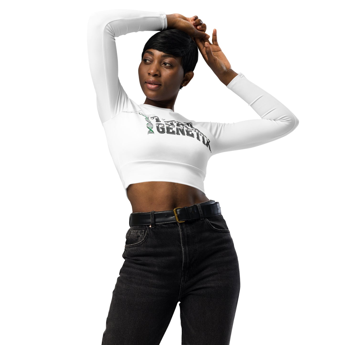 Women's Long-Sleeve Crop Top