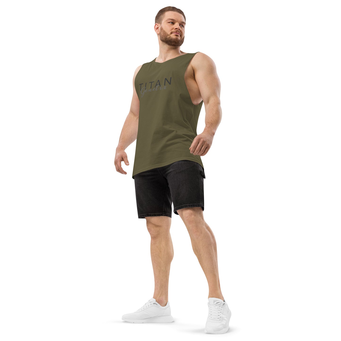 Titan Genetix Signature - Men’s Drop Arm Tank Top