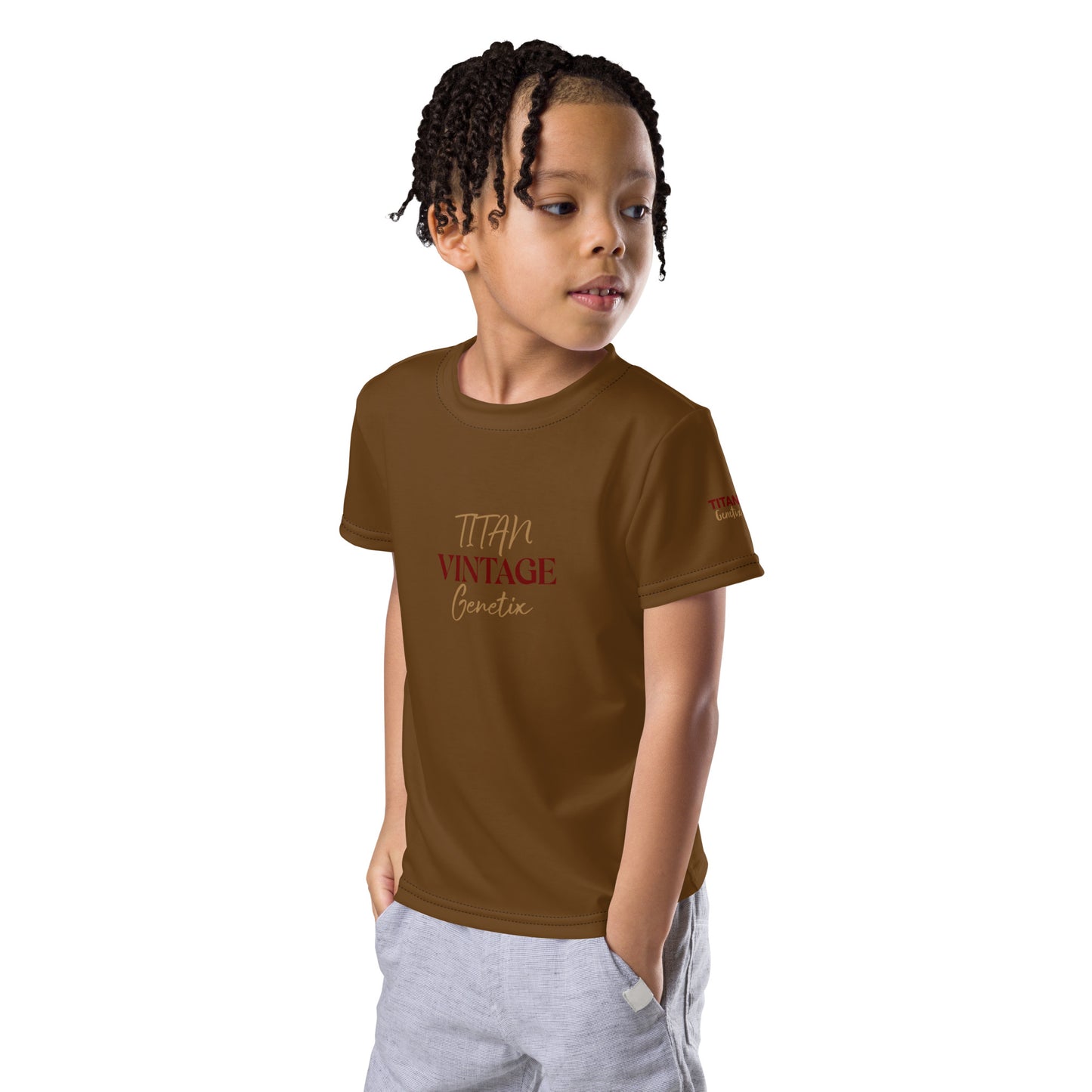 Titan Genetix - Vintage - Kids Crew Neck Tee