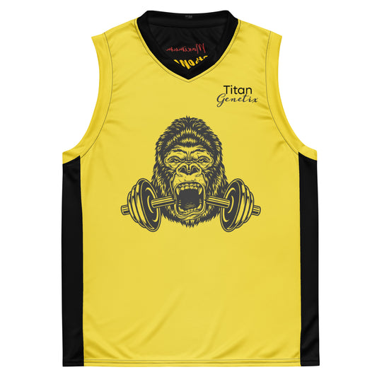Titan Genetix - Titan Gorilla - Maximum Strength - Sleeveless Sports Jersey
