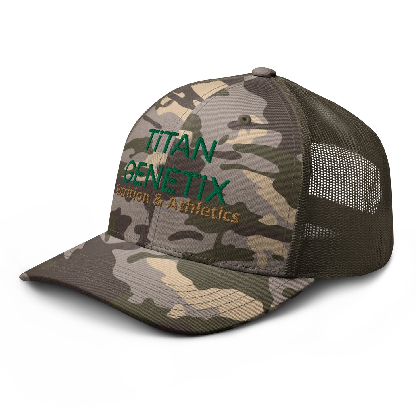 Titan Genetix Camouflage Trucker Hat