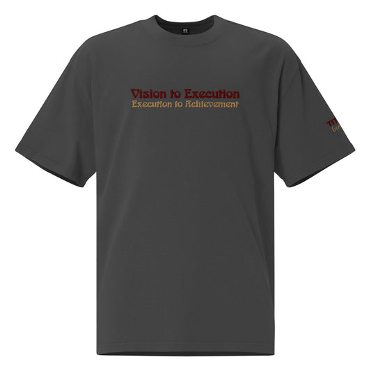 Vision to Execution - Oversized Faded Tee