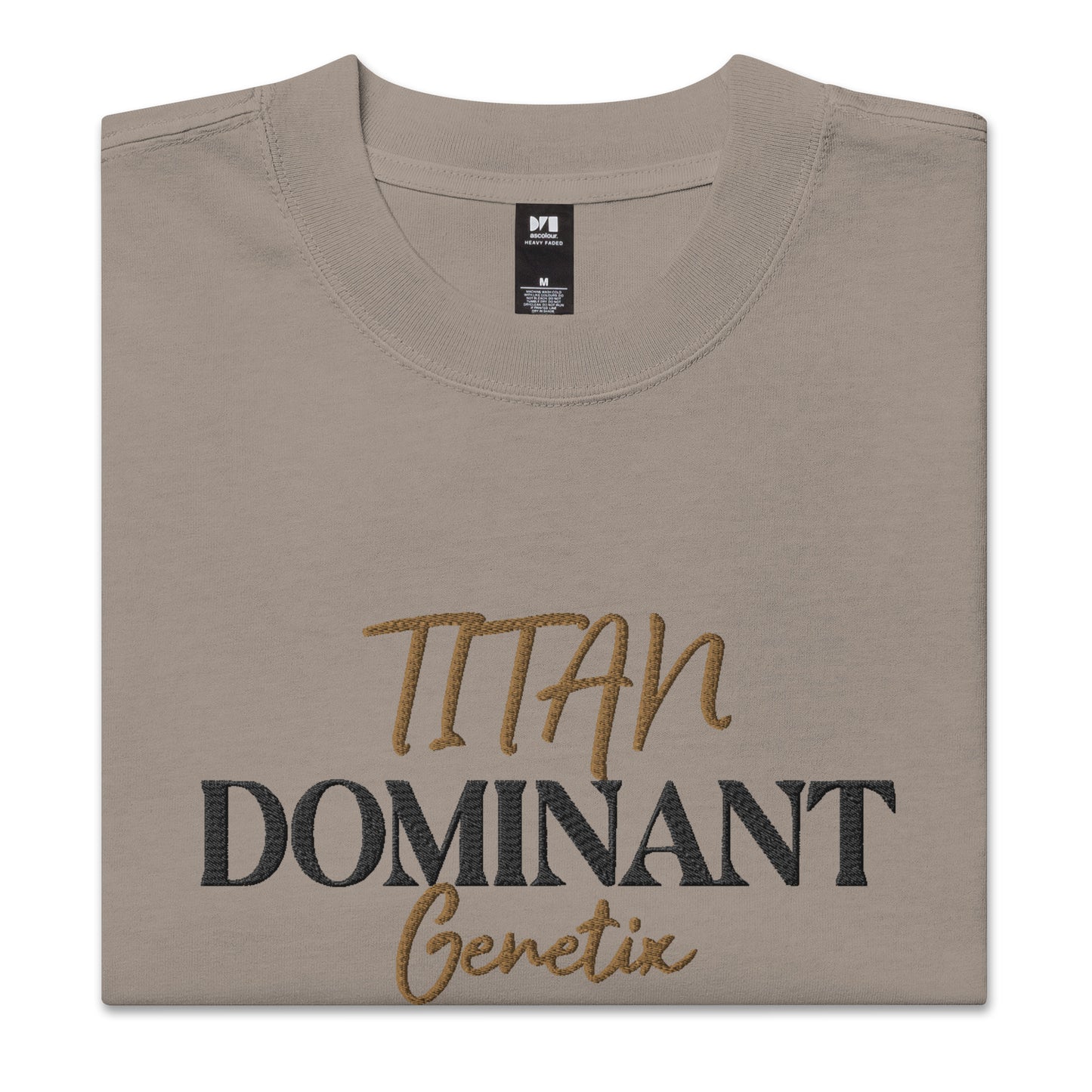 Titan Genetix Dominant - Oversized Faded Tee