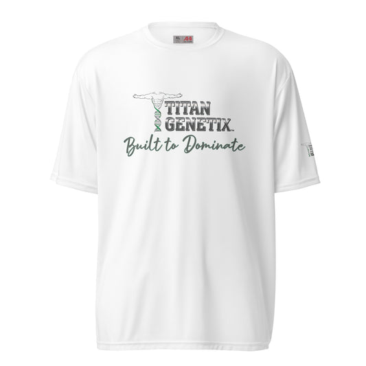Built to Dominate! Titan Genetix Performance Crew neck Jersey Tee