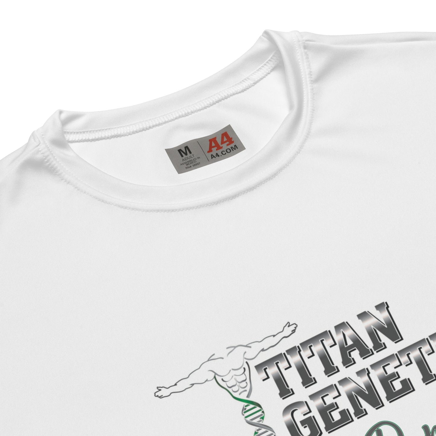 Built to Dominate! Titan Genetix Performance Crew neck Jersey Tee