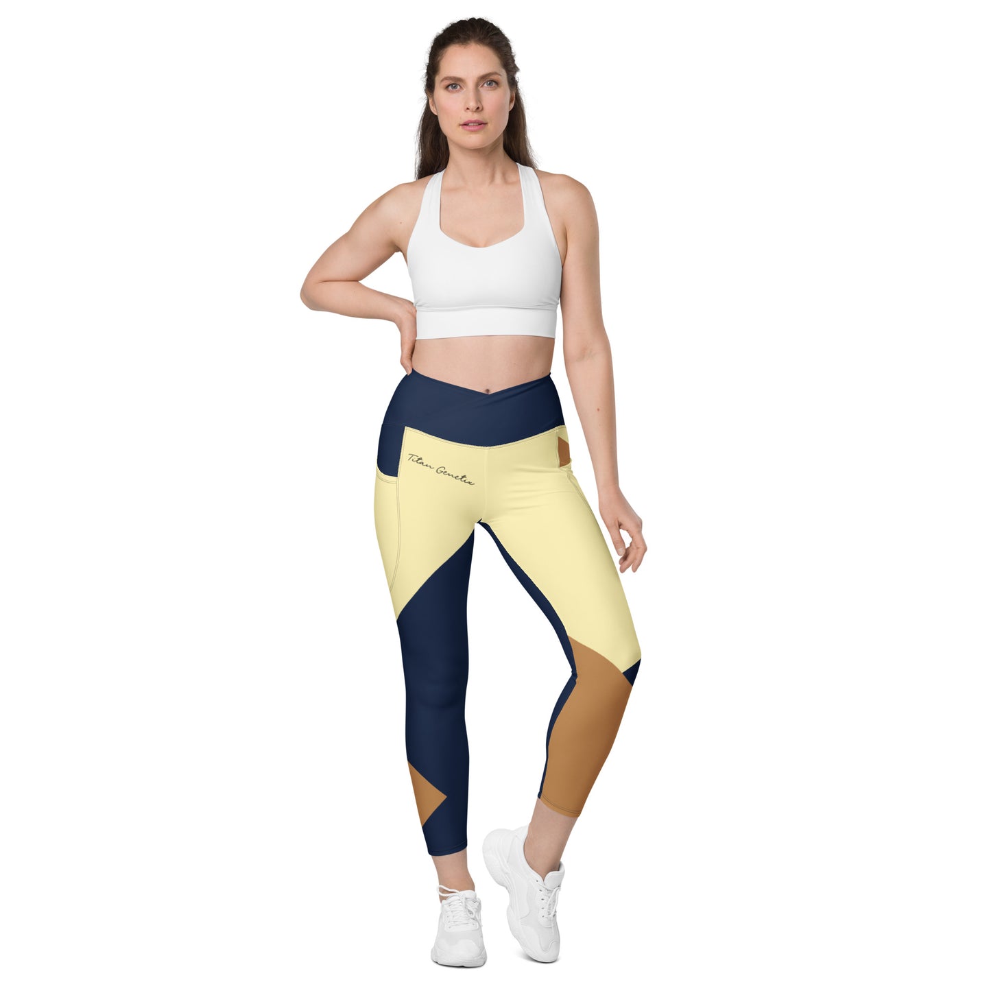 Women's Crossover Leggings with pockets
