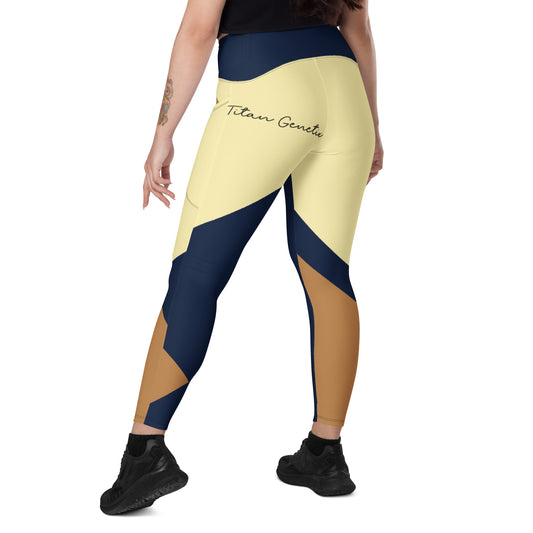 Women's Crossover Leggings with pockets