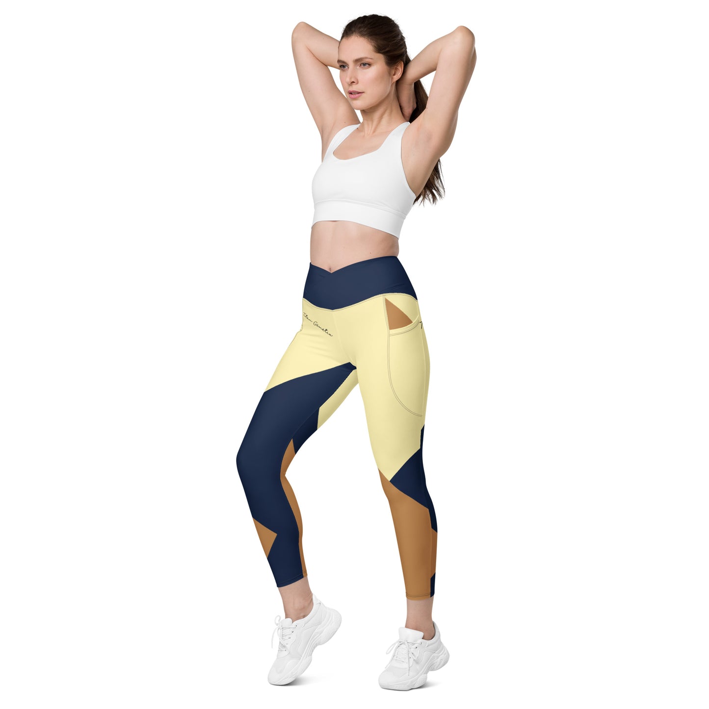 Women's Crossover Leggings with pockets