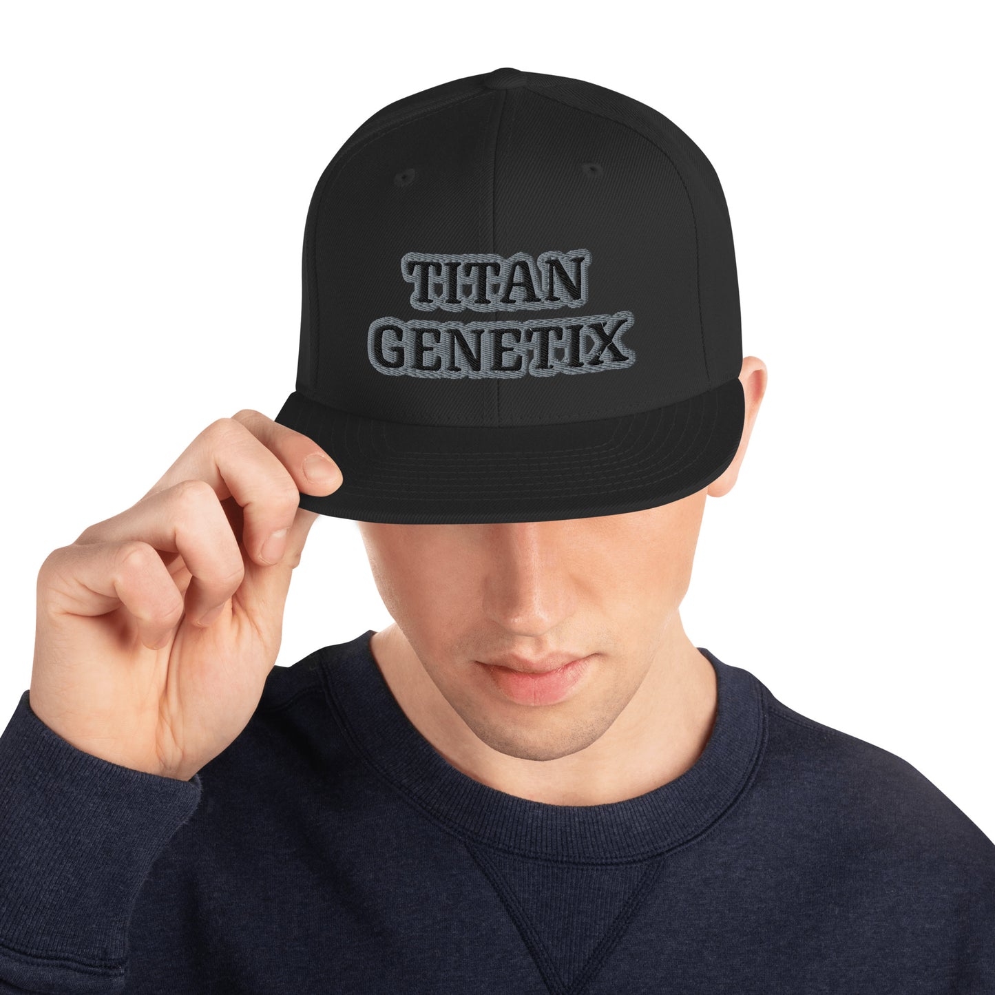 Titan Genetix - Embroidered Snapback Hat