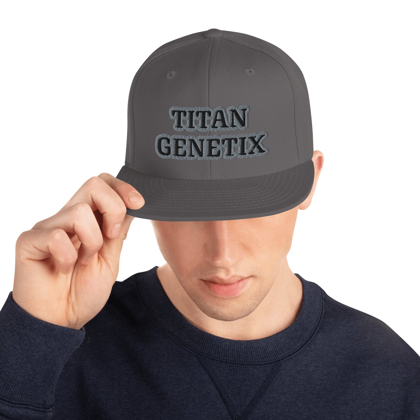 Titan Genetix - Embroidered Snapback Hat