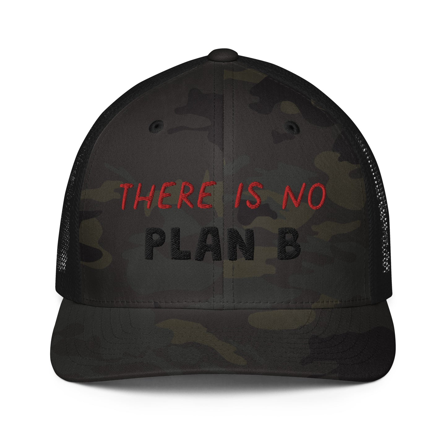 Closed-back Trucker Hat - There is No Plan B