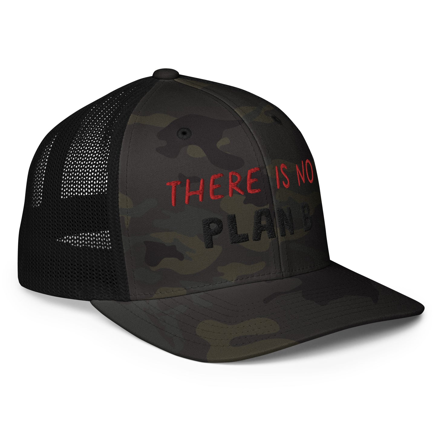 Closed-back Trucker Hat - There is No Plan B