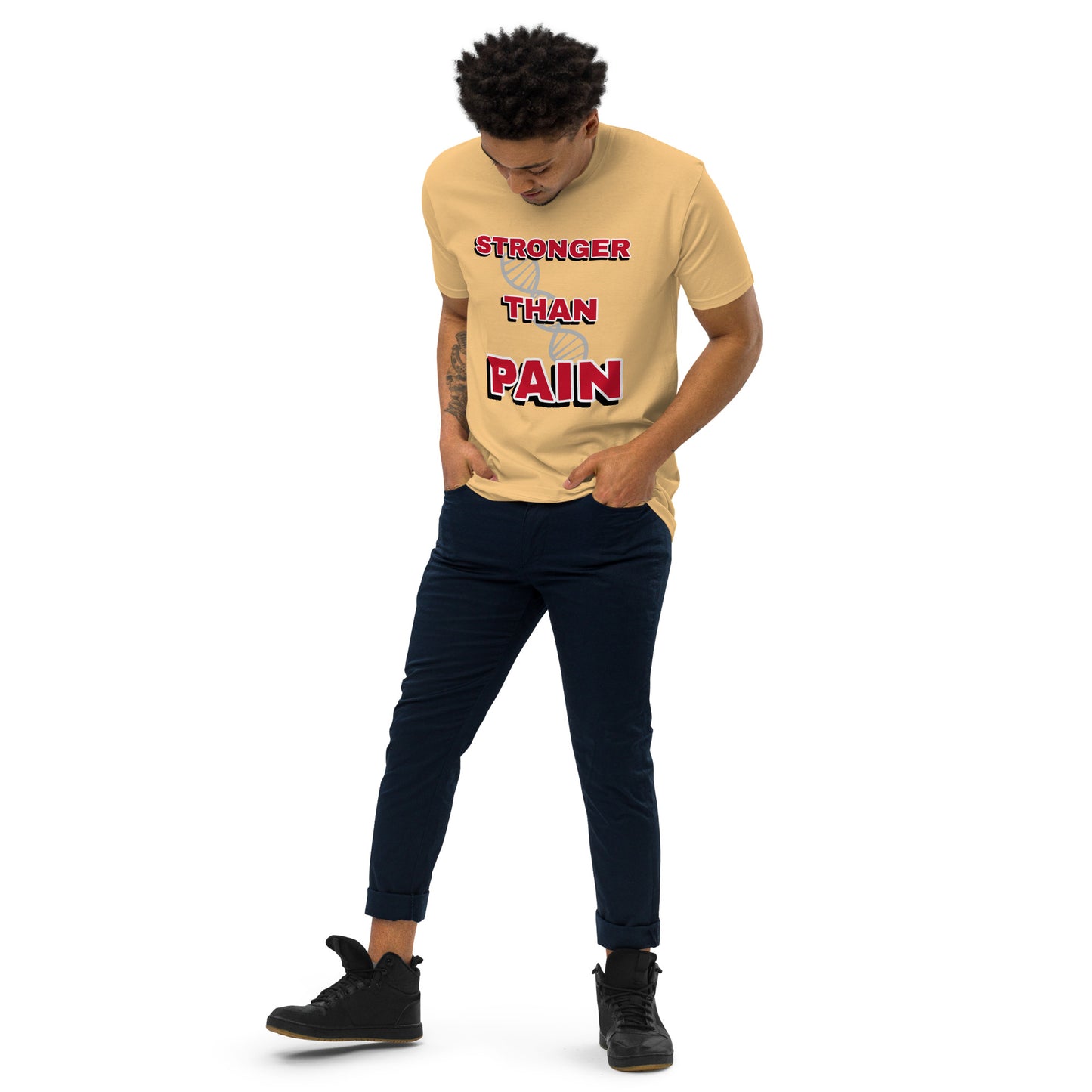 Stronger Than Pain DNA - Men’s Premium Tee